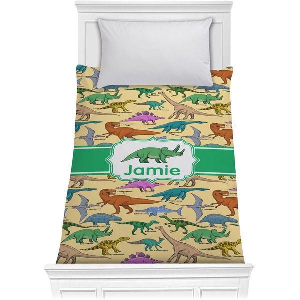 Custom Dinosaurs Comforter - Twin (Personalized)