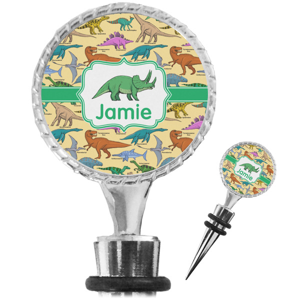 Custom Dinosaurs Wine Bottle Stopper (Personalized)