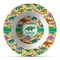Dinosaurs Plastic Bowl - Microwave Safe - Composite Polymer (Personalized)
