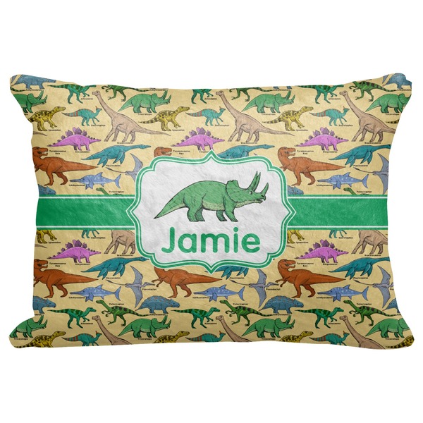 Custom Dinosaurs Decorative Baby Pillowcase - 16"x12" (Personalized)