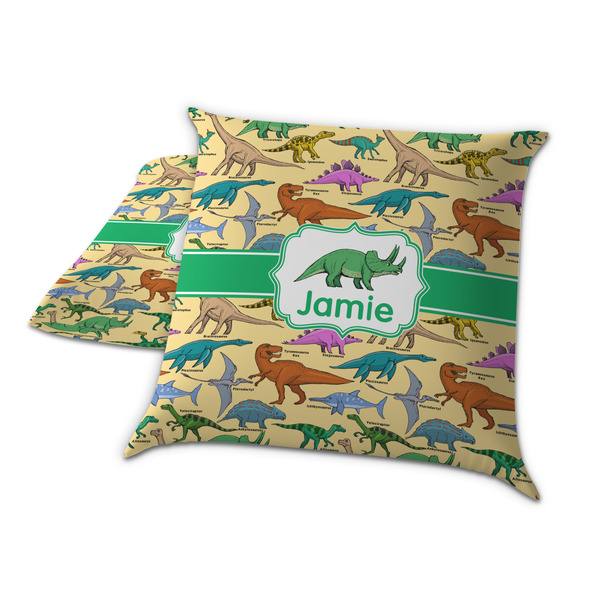 Dinosaurs Decorative Pillow Case - TWO
