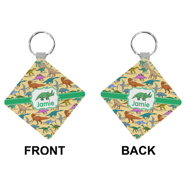 Dinosaurs Diamond Keychain (Front + Back)
