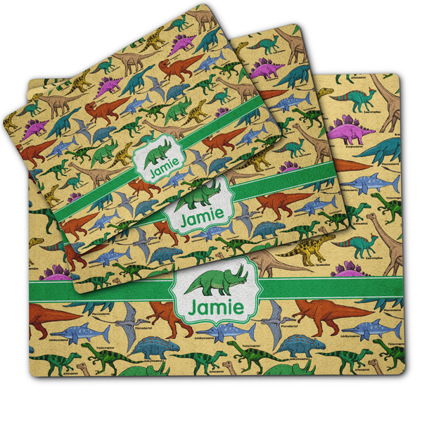 Dinosaurs Dog Food Mat - MAIN (sm, med, lrg)