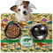 Dinosaurs Dog Food Mat - Medium LIFESTYLE