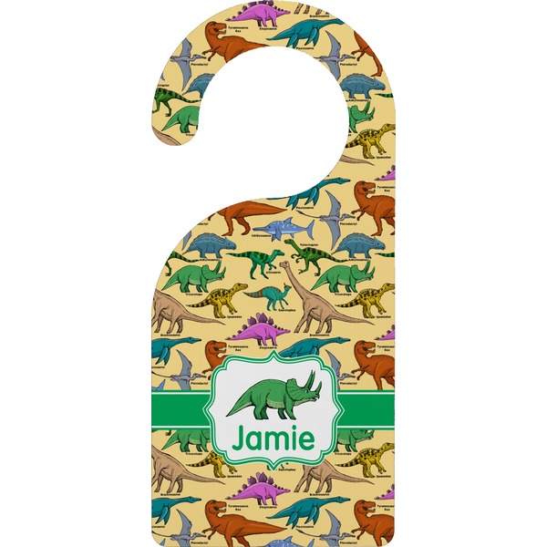 Custom Dinosaurs Door Hanger (Personalized)
