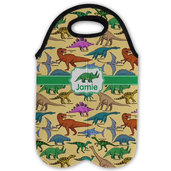 Dinosaurs Double Wine Tote - Flat (new)
