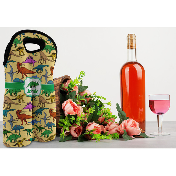 Dinosaurs Double Wine Tote - LIFESTYLE (new)