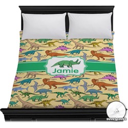 Dinosaurs Duvet Cover - Full / Queen (Personalized)