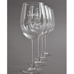 Dinosaurs Wine Glasses (Set of 4) (Personalized)
