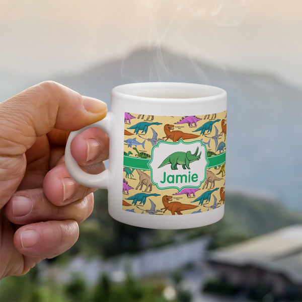 Custom Dinosaurs Single Shot Espresso Cup - Single (Personalized)