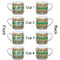 Dinosaurs Espresso Cup - 6oz (Double Shot Set of 4) APPROVAL