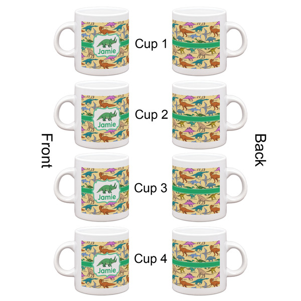 Dinosaurs Espresso Cup Set of 4 - Apvl