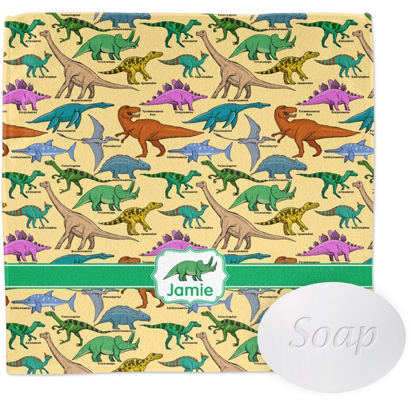 Dinosaurs Wash Cloth with soap
