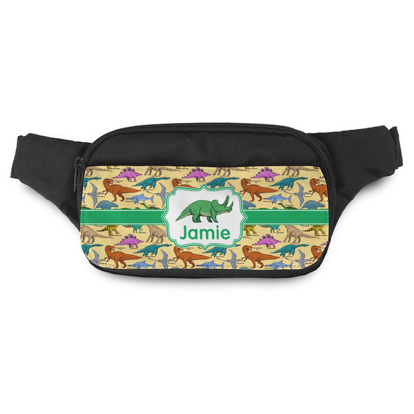 Custom Dinosaurs Fanny Pack - Modern Style (Personalized)