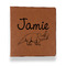 Dinosaurs Leather Binder - 1" - Rawhide (Personalized)