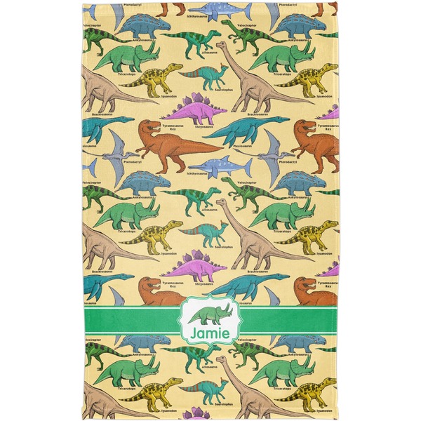 Dinosaurs Finger Tip Towel - Full View