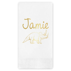 Dinosaurs Guest Napkins - Foil Stamped (Personalized)