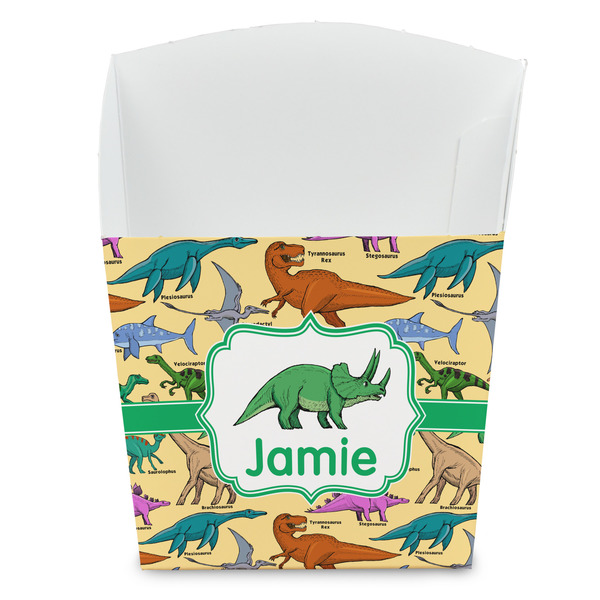 Custom Dinosaurs French Fry Favor Boxes (Personalized)