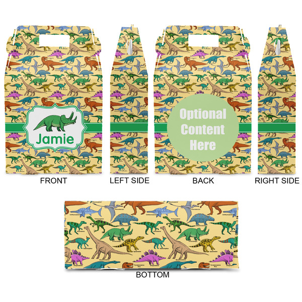 Dinosaurs Gable Favor Box - Approval