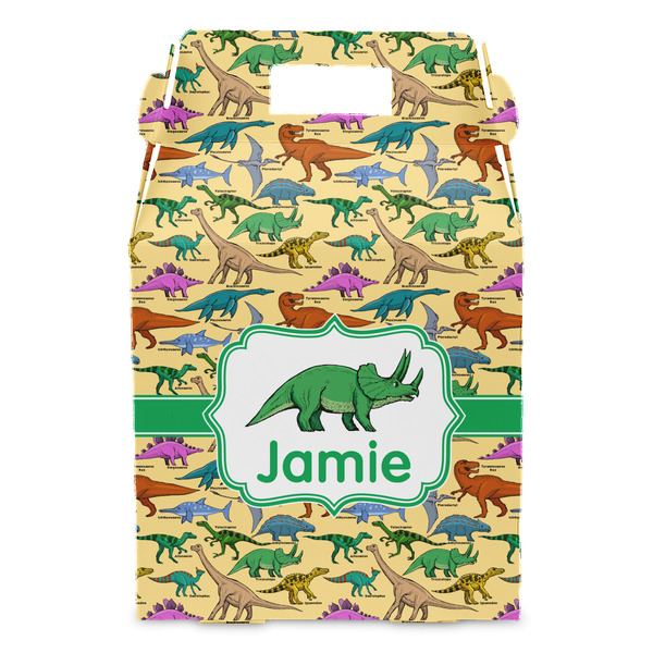 Dinosaurs Gable Favor Box - Front