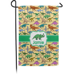 Dinosaurs Small Garden Flag - Single Sided w/ Name or Text
