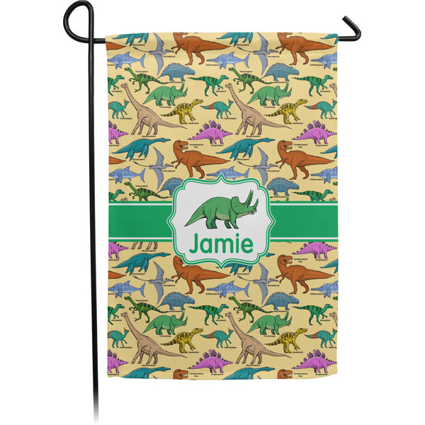 Custom Dinosaurs Garden Flag (Personalized)