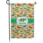 Dinosaurs Small Garden Flag - Double Sided w/ Name or Text