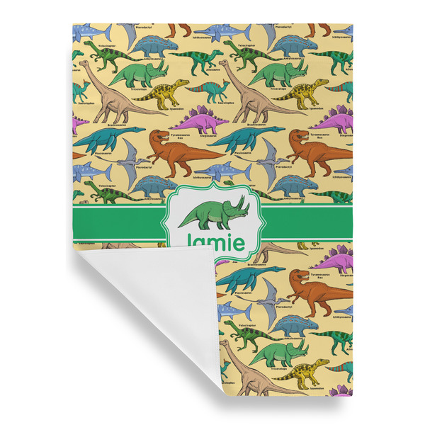 Dinosaurs Garden Flags - Large - Single Sided - FRONT FOLDED