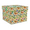 Dinosaurs Gift Boxes with Lid - Canvas Wrapped - Large - Front/Main