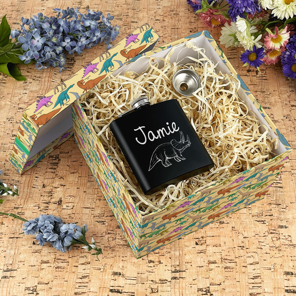 Dinosaurs Gift Boxes with Lid - Canvas Wrapped - X-Large - In Context