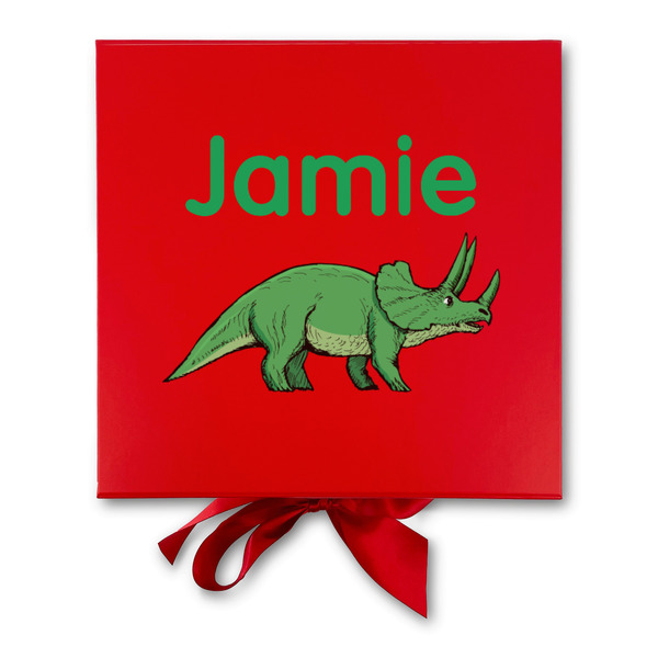 Dinosaurs Gift Boxes with Magnetic Lid - Red - Approval