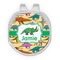 Dinosaurs Golf Ball Marker - Hat Clip - Silver