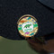 Dinosaurs Golf Ball Marker Hat Clip - Gold - On Hat