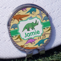 Dinosaurs Golf Ball Marker - Hat Clip