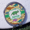 Dinosaurs Golf Ball Marker Hat Clip - Silver - Front