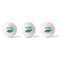 Dinosaurs Golf Balls - Generic - Set of 3 - APPROVAL