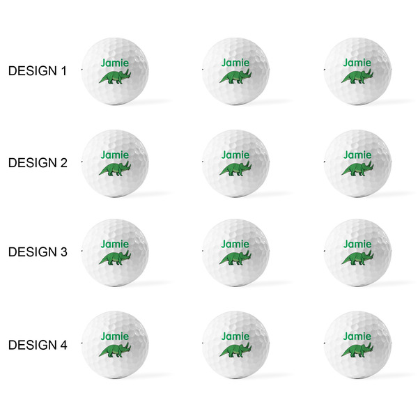Dinosaurs Golf Balls - Titleist - Set of 12 - APPROVAL
