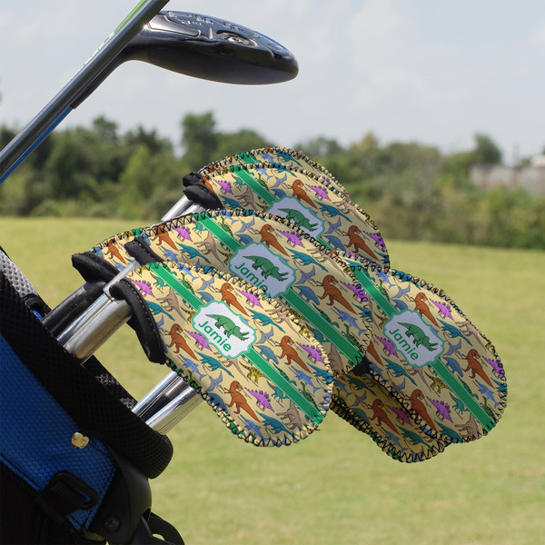 Custom Dinosaurs Golf Club Iron Cover - Set of 9 (Personalized)