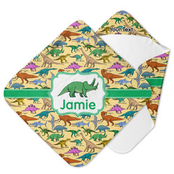 Dinosaurs Hooded Baby Towel (Personalized)
