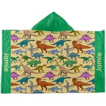 Dinosaurs Kids Hooded Towel (Personalized)