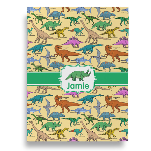 Dinosaurs House Flags - Double Sided - FRONT