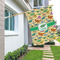 Dinosaurs House Flags - Double Sided - LIFESTYLE