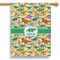 Dinosaurs 28" House Flag - Single Sided (Personalized)