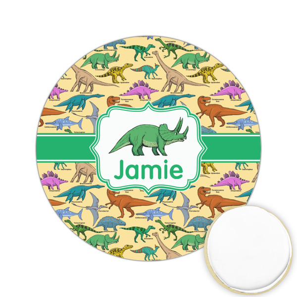 Custom Dinosaurs Printed Cookie Topper - 2.15" (Personalized)