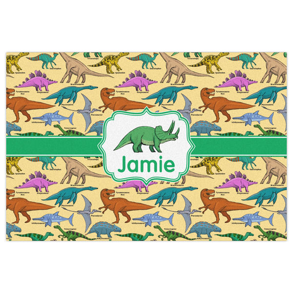 Dinosaurs Indoor / Outdoor Rug - 2'x3' - Front Flat