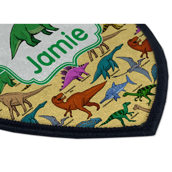 Dinosaurs Iron on Shield 3 Detail