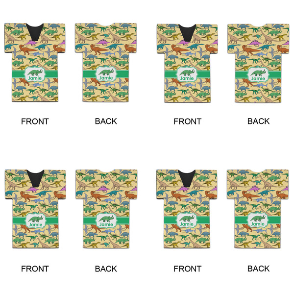 Dinosaurs Jersey Bottle Cooler - Set of 4 - APPROVAL