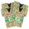 Dinosaurs Jersey Bottle Cooler - Set of 4 (Personalized)