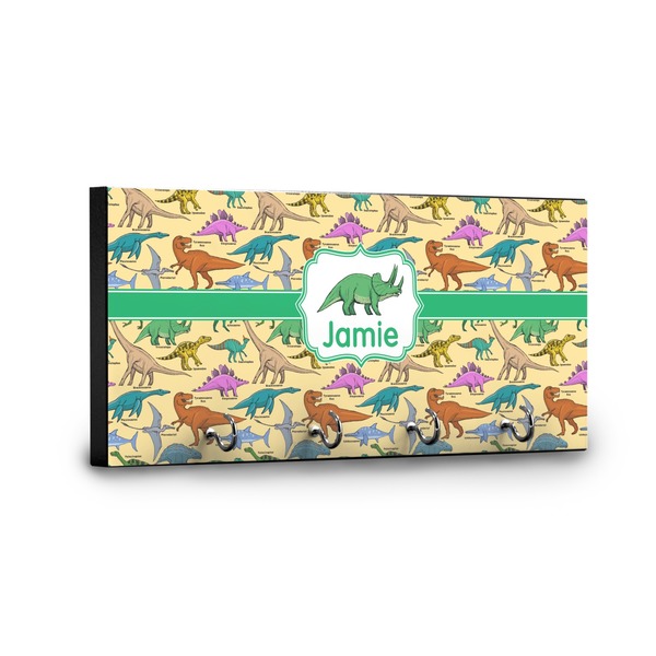 Dinosaurs Key Hanger - Front View with Hooks