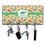 Dinosaurs Key Hanger w/ 4 Hooks w/ Graphics and Text